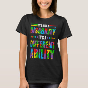 T-shirt Autisme Ce n'est pas un handicap C'est un handicap