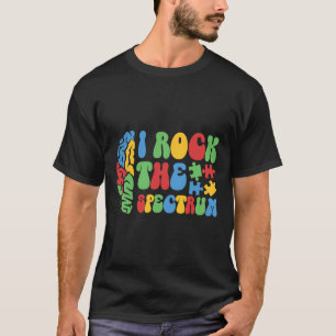 T-shirt Autisme Cerveau I Rock The Spectrum Awareness Boys