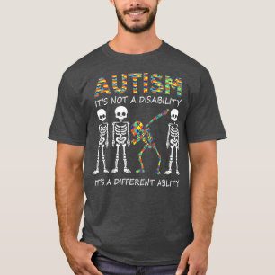 T-shirt Autisme c'est une autre capacité Drôle Dabbing