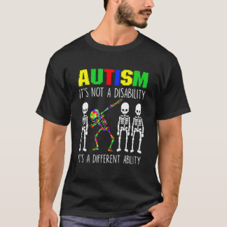 T-shirt Autisme C'est Une Capacité Différente Drôle De Dab