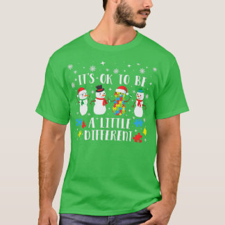 T-shirt Autisme Cite Il Est Ok D'Être Un Peu Différent Nei