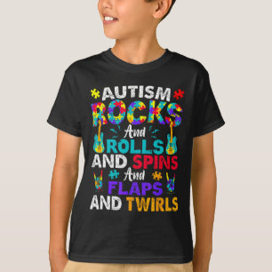 T-shirt Autisme déchire et déconne Autisme drôle Mois de s