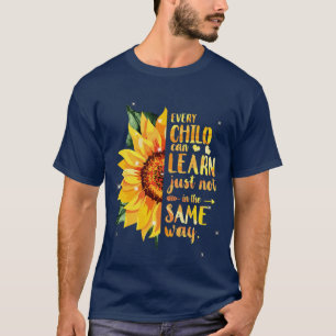 T-shirt Autisme Enseignant de l'éducation spéciale tournes