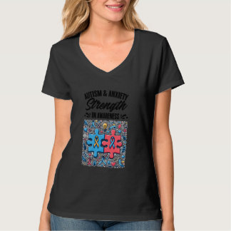 T-shirt Autisme et anxiété Sensibilisation sur l'autisme M