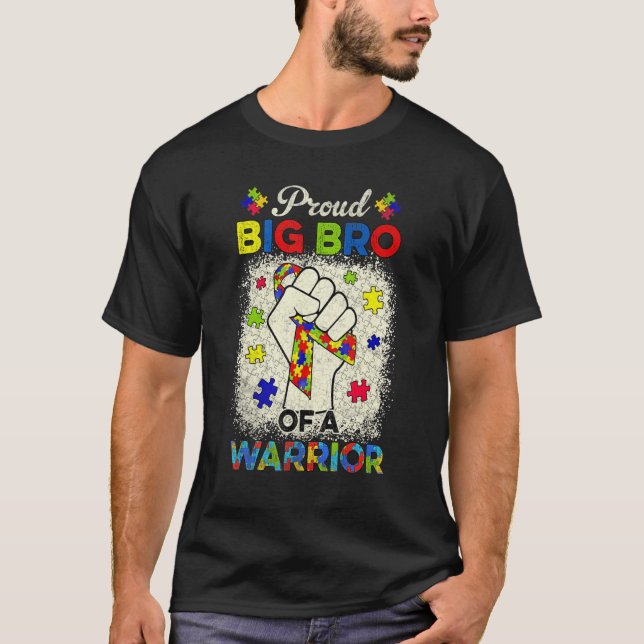 T-shirt Autisme Grand Bro De Sensibilisation sur l'autisme (Devant)