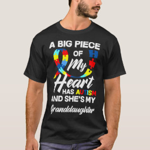 T-shirt Autisme grand-mère grand-père Autistic petite-fill
