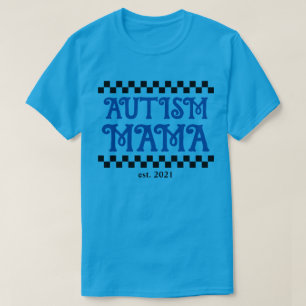 T-shirt autisme mama avec année établie sur mesure
