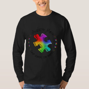 T-shirt Autisme Maman Amour N'A Pas Besoin De Mots Sensibi
