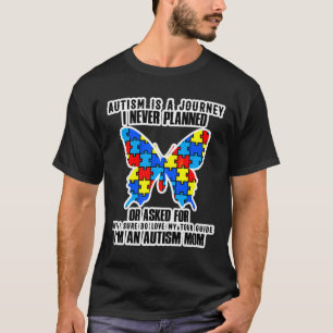 T-shirt Autisme Maman Autisme Est Un Voyage Autiste Neuroo