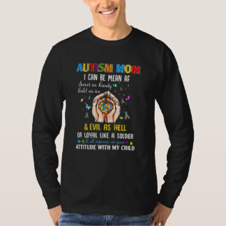 T-shirt Autisme Maman Je Peux Être Moyenne Af Puzzle Coeur