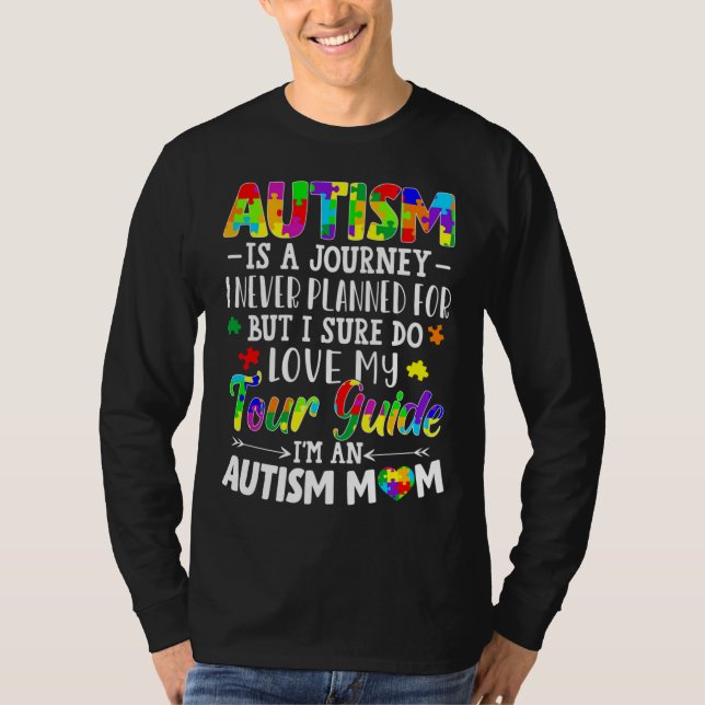 T-shirt Autisme Maman Sensibilisation sur l'autisme Maman  (Devant)