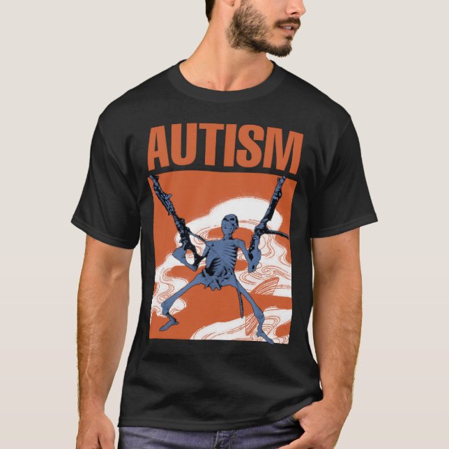 T-shirt Autisme mème (Devant)