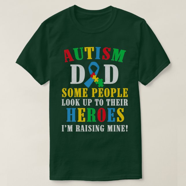 T-shirt Autisme papa (Design devant)