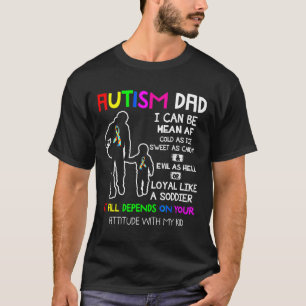 T-shirt Autisme papa signifie Autisme Autisme Ribbon Paren