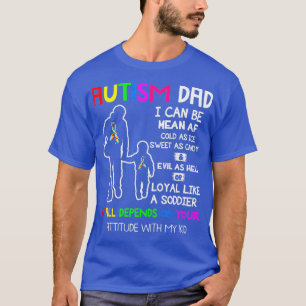 T-shirt Autisme papa signifie Autisme Autisme Ribbon Paren