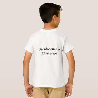 T-shirt Autisme pieds nus Défi enfants chemise