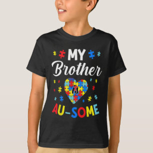 T-shirt Autisme Soutien Et Sensibilisation Mon Autiste Frè