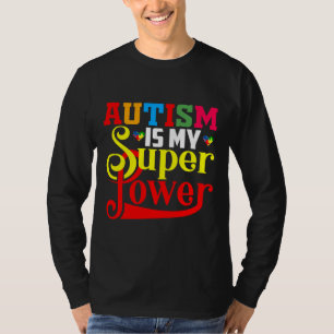 T-shirt Autisme Super Puissance Autisme Pour Autisme Autis
