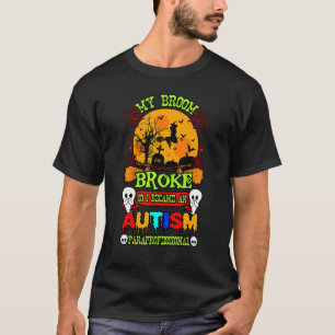 T-shirt Autisme TSA Sensibilisation Halloween Balai Cassa