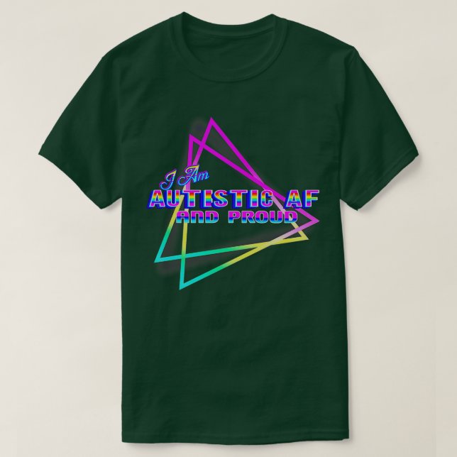 T-SHIRT AUTISTIC AF 1 (Design devant)
