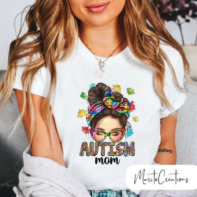 T-shirt Autistic mum t-shirt, gifts for mum (Créateur téléchargé)