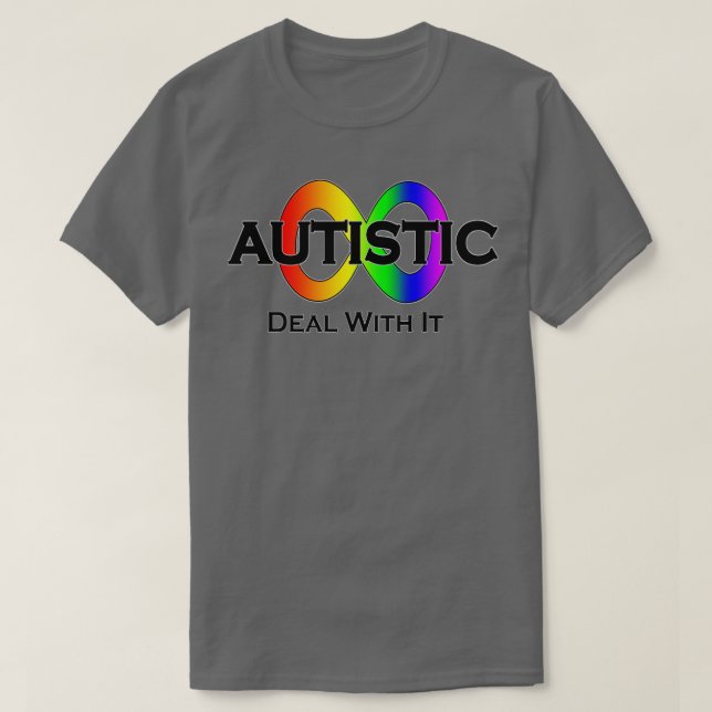 T-shirt Autistic Traite Avec It Neurodiversity (Design devant)