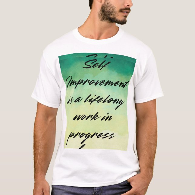T-shirt Auto-amélioration (Devant)