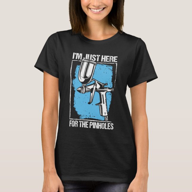 T-shirt Auto Corps Peintre Automotive Détaillant de voitur (Devant)