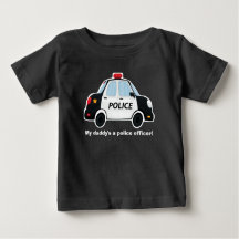 T-shirt auto de la police - bébé - bébé - bébé - e
