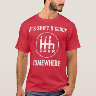 T-shirt Auto mécanicien Funny Garage manuel Shifting Racin