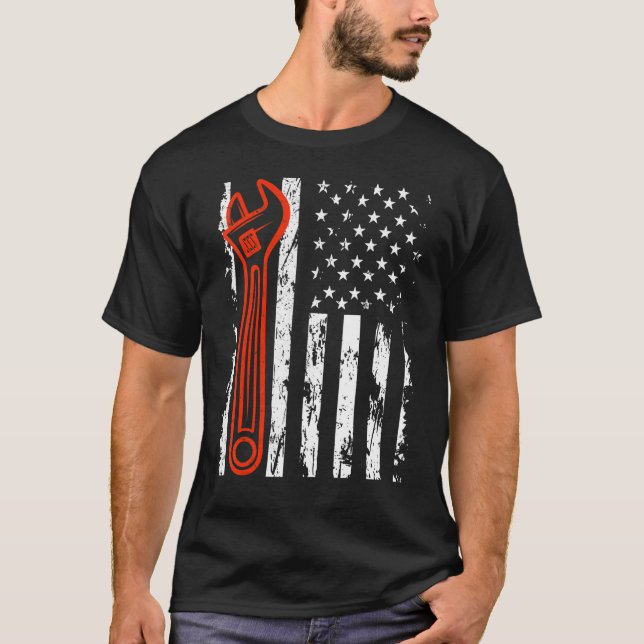 T-shirt Auto réparateur mécanicien automobile américain dr (Devant)