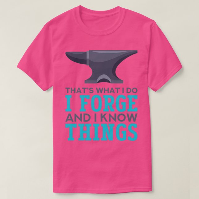 T-shirt Autocollant-cadeau forge forge forge (Design devant)