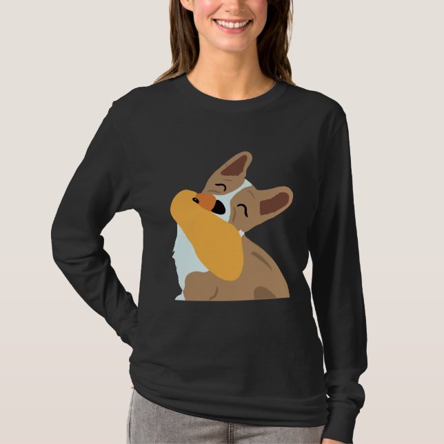 T-shirt Autocollant Corgi (Devant)
