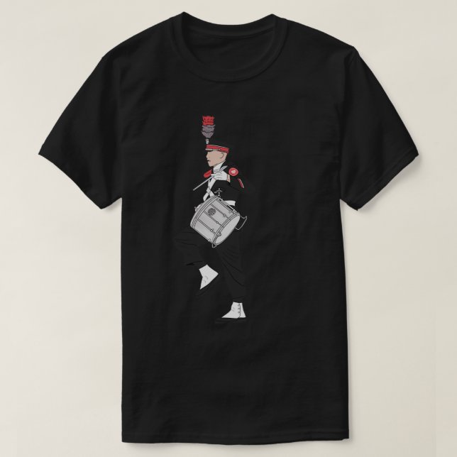 T-shirt Autocollant de tambour de la bande de Marching de  (Design devant)