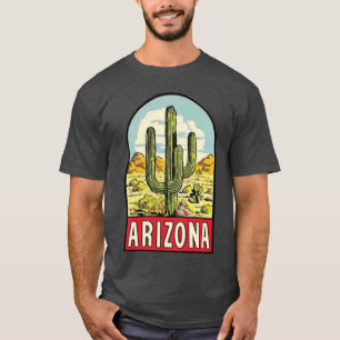 T-shirt Autocollant de voyage vintage Arizona