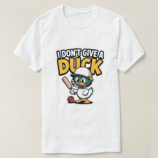 T-shirt Autocollant drôle de canard de cricket – “Je m'en 