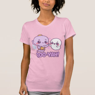 T-shirt Autocollant drôle d'Halloween – Génie Kawaii et Fa