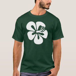 T-shirt Autocollant Fleur d'Hibiscus Hawaïen Vinyle Décalc