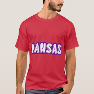 T-shirt Autocollant Kansas démesuré