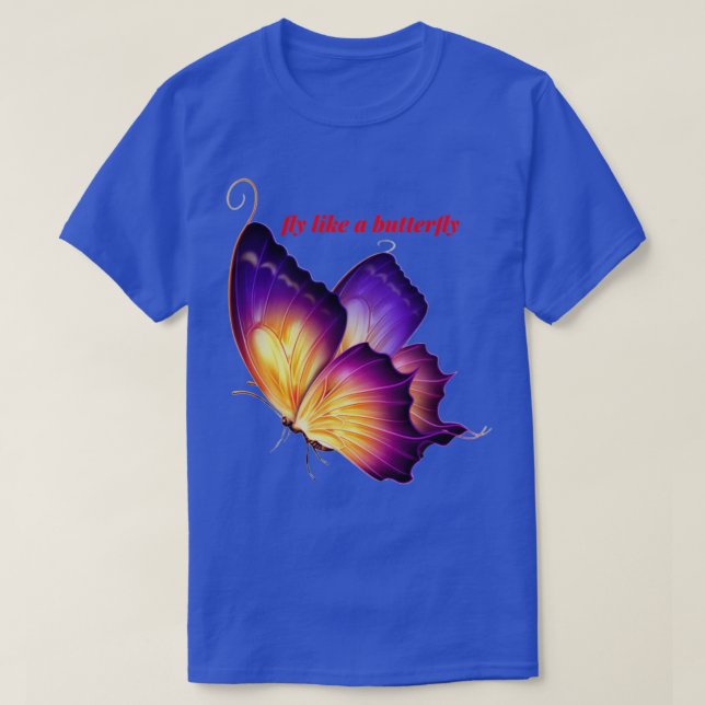 T-shirt autocollant papillon 6 (Design devant)