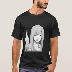 T-shirt Autocollant pour fille Rude Anime