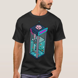 T-shirt Autocollant Vaporwave Phonestand
