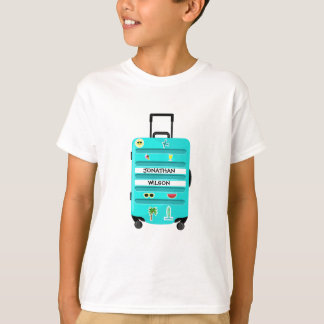 T-shirt Autocollants amusants Bagages pour enfants de voya