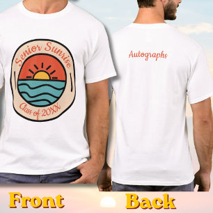 T-shirt Autographes Senior Sunrise