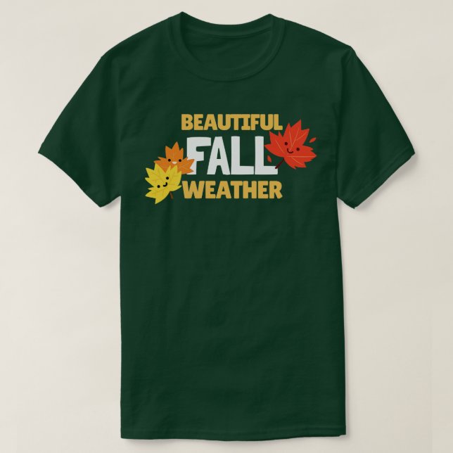 T-shirt automne (Design devant)