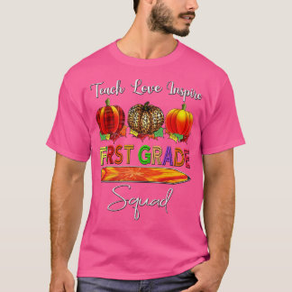 T-shirt Automne 1ère année Enseignant Squad Teen Dye Pomme