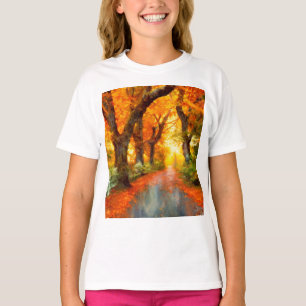 T-shirt Automne/Automne/Automne/Feuille/Nature
