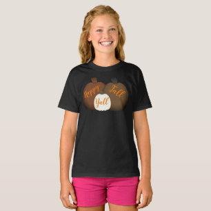 T-shirt Automne/Automne/Citrouille