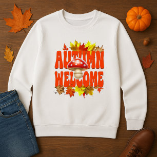 T-shirt Automne Bienvenue Champagne & Design Feuille
