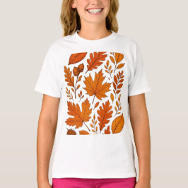 T-shirt Automne Botanique - Feuilles automnales Vintages